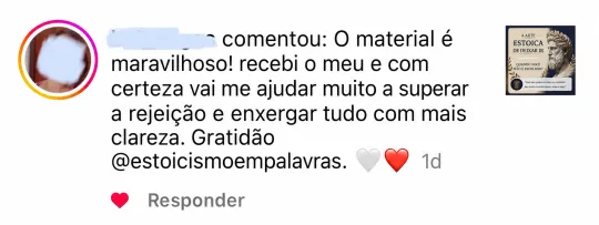 Depoimento da comunidade