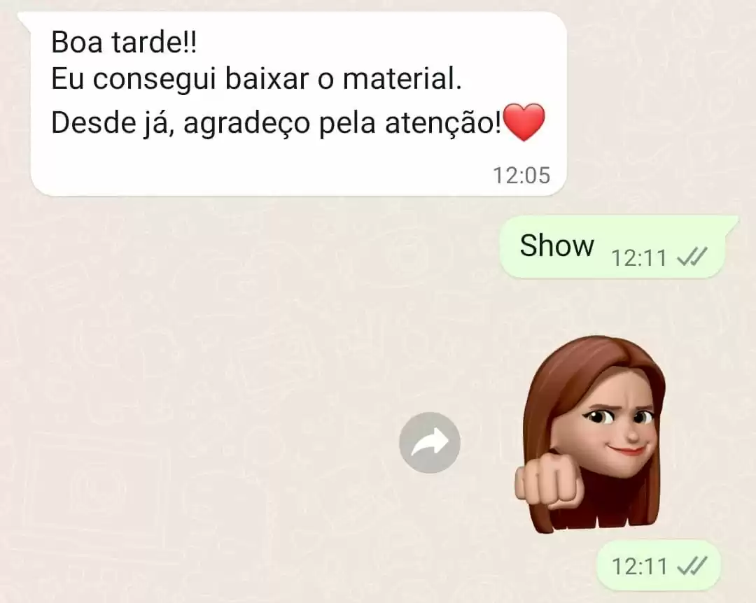 Depoimento da comunidade