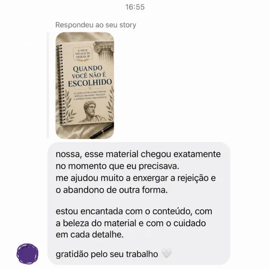 Depoimento da comunidade