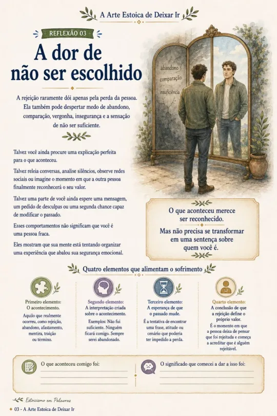 Amostra de uma das 50 lições estoicas