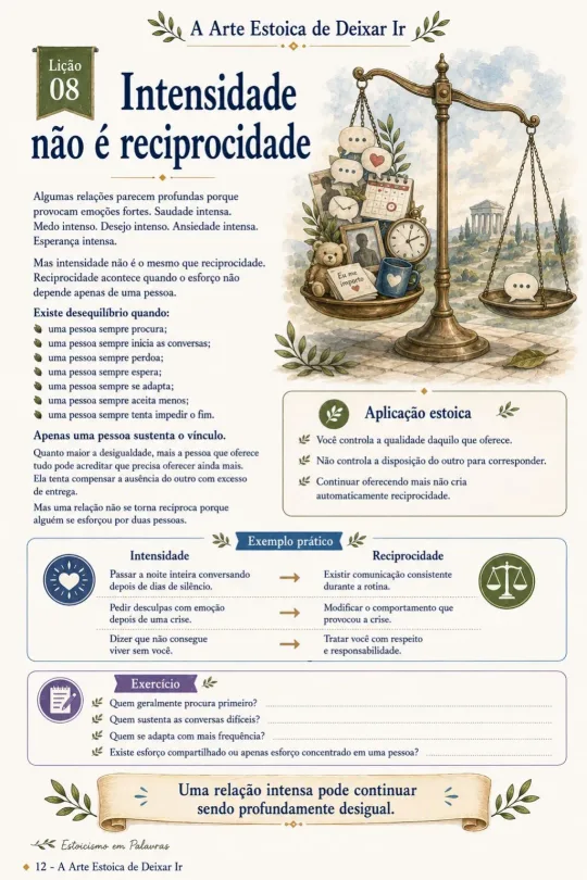 Amostra de uma das 50 lições estoicas